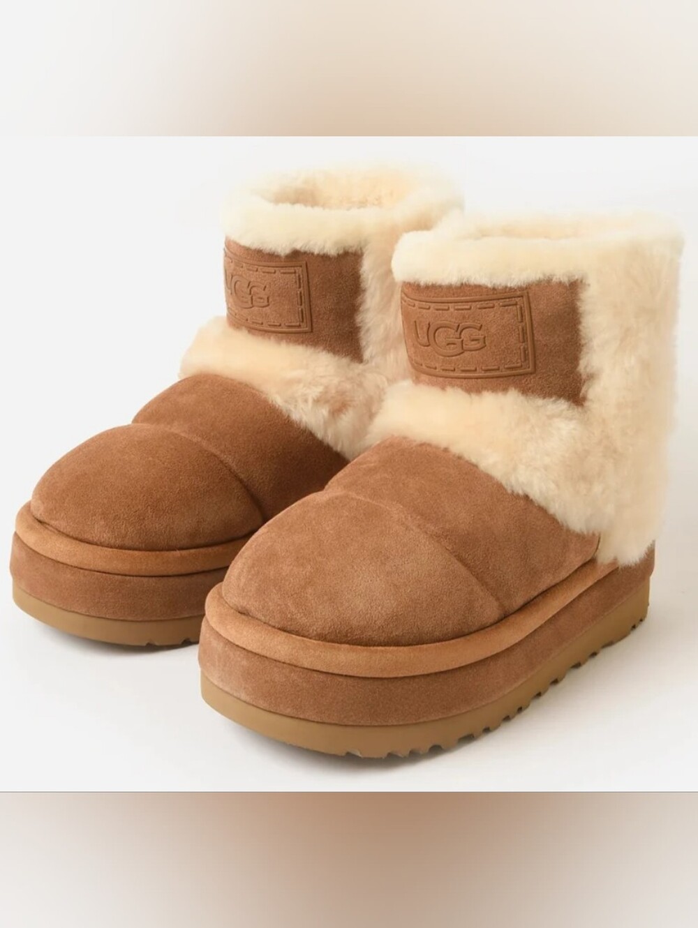 UGG Wmns Classic Chillapeak 'Chestnut' Boots Size 8 NWOT MSRP $260 - Picture 2 of 9